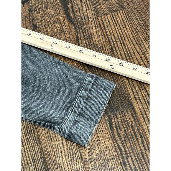 PISTOLA Trucker Jacket Womens S Gray/Black Denim Memento Long Sleeve Button NWT - Picture 5 of 9